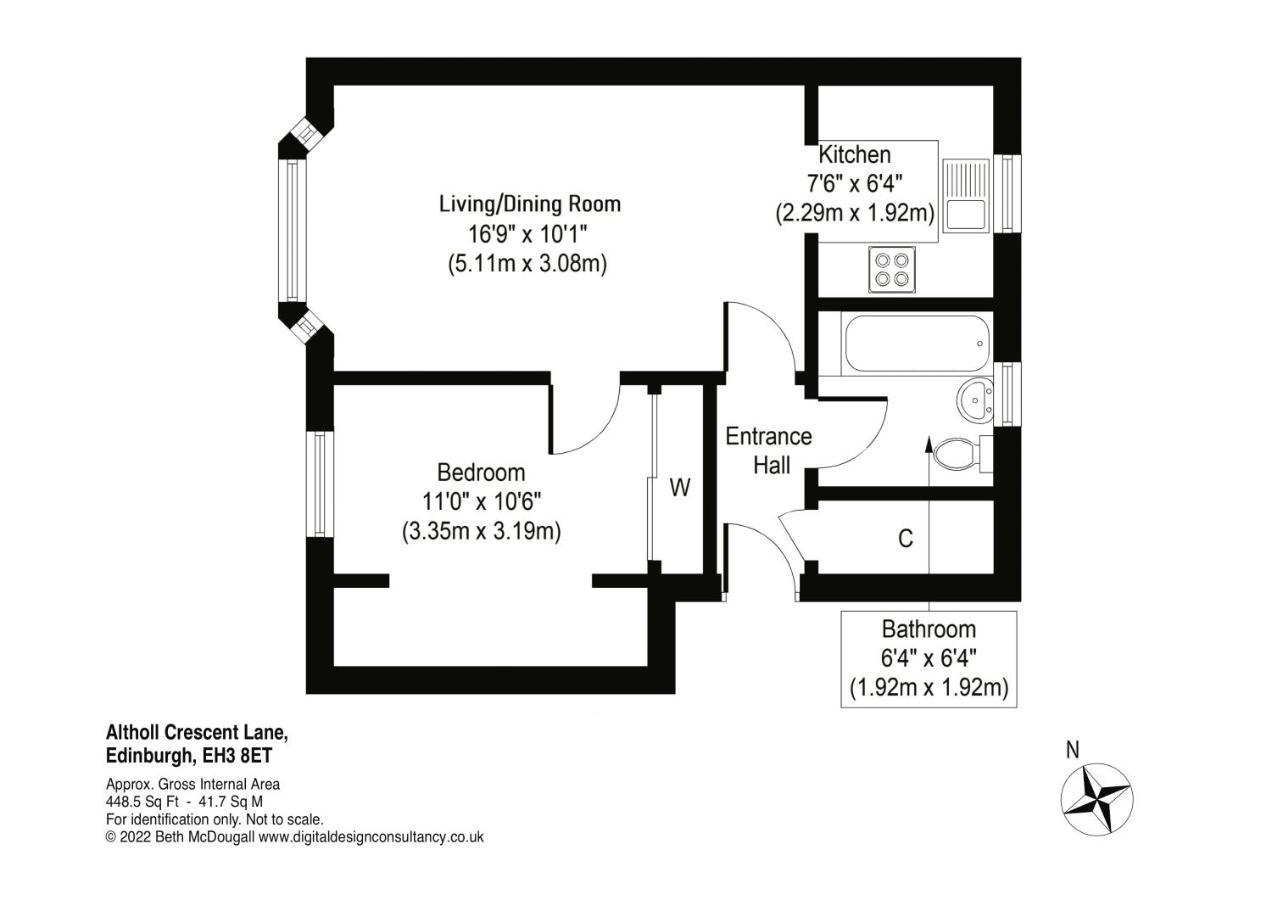 Cosy 1 Bedroom In The West End 爱丁堡 外观 照片